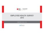 The 2016 Employee Health Survey – Executive Summary