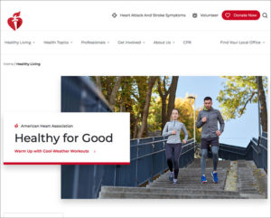 Image of Healthy For Good website